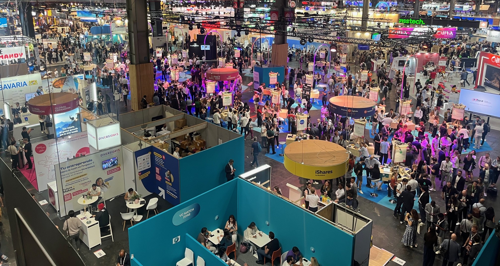 Plan large du salon VivaTech